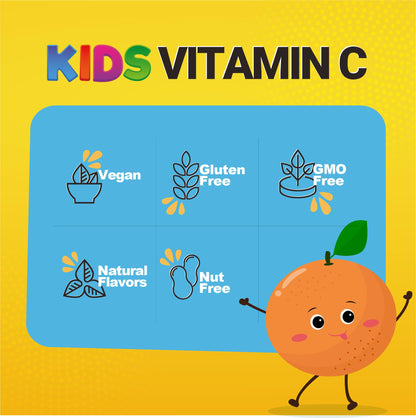 Doctor's Finest Vitamin C Gummies for Kids - Vegan, Gluten Free & Non-GMO | 250 mg