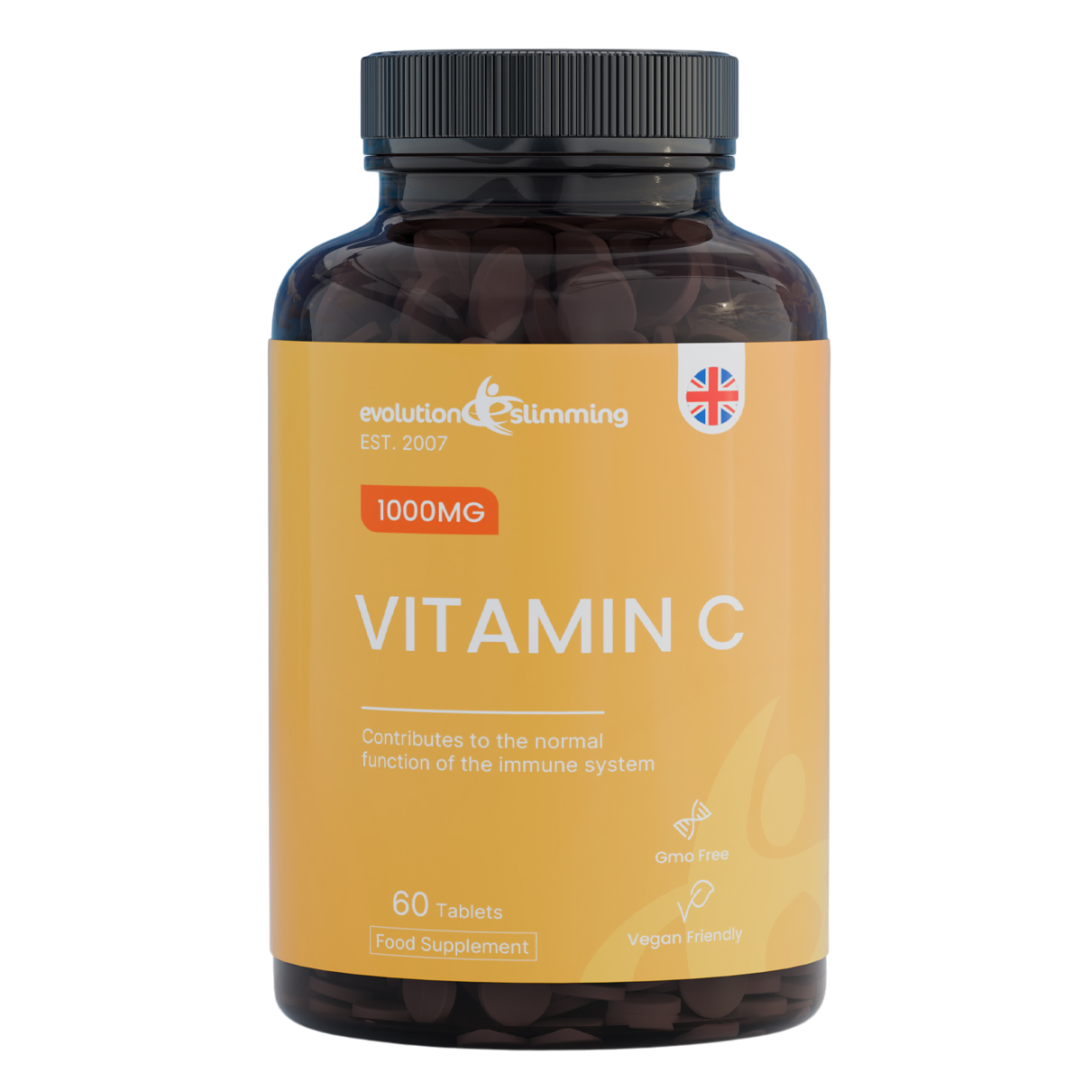 Vitamin C 1000mg Tablets, Suitable for Vegetarians & Vegans