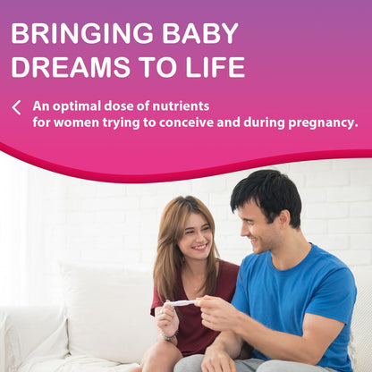 Fertility Supplements for Women – Prenatal Vitamins with Myo-Inositol & D-Chiro Inositol, 60 Raspberry Gummies