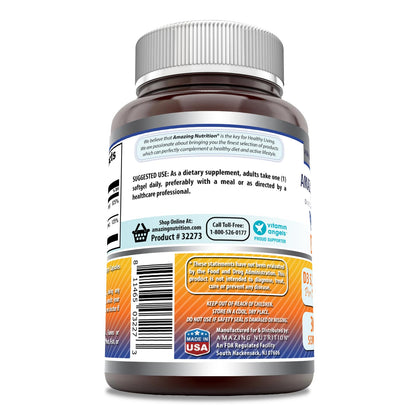Amazing Formulas Vitamin D3 5000 IU + K2 100 mcg Softgels | D3/K2 Complex