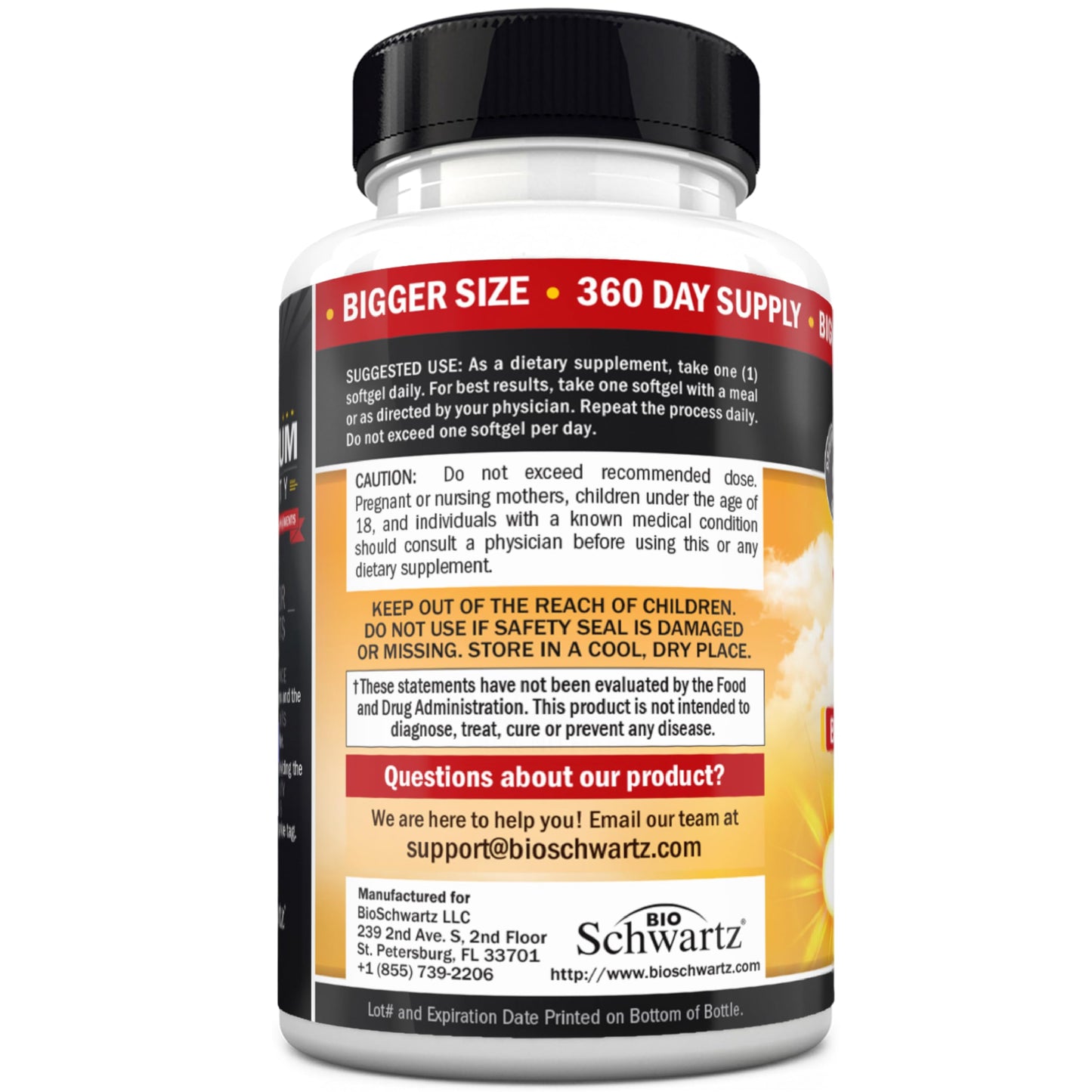 Vitamin D3 5000 IU with Olive Oil - Immune, Bone & Muscle Health
