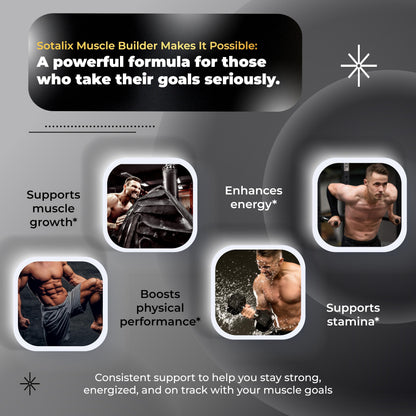 Ultra Muscle Builder Supplement – L-Arginine & Tribulus, 150 Capsules