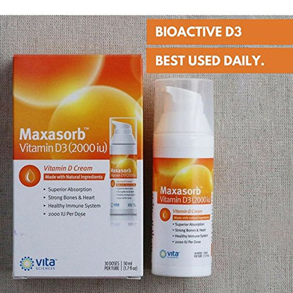 Vitamin D3 Cream for Psoriasis – Face & Body | 2000 IU | Paraben Free