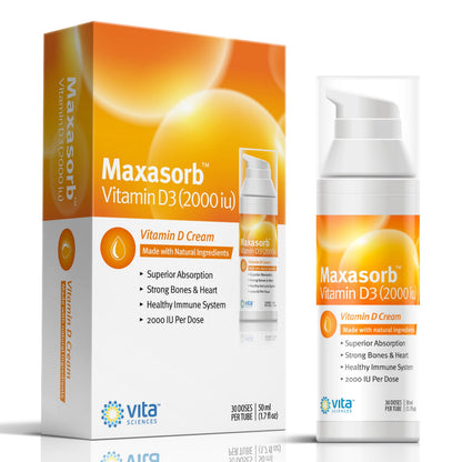 Vitamin D3 Cream for Psoriasis – Face & Body | 2000 IU | Paraben Free