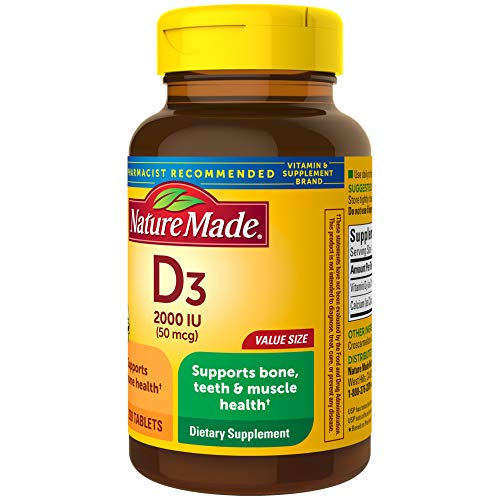 Vitamin D3 2000 IU (50 mcg) – 220 Tablets | Immune Support & Bone Health