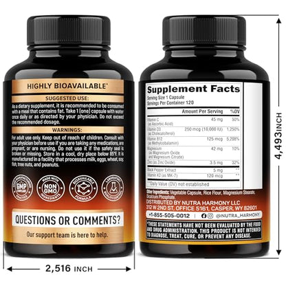 Vitamin D3 10000 IU + K2 MK-7 (120 caps) – Immune & Bone Support