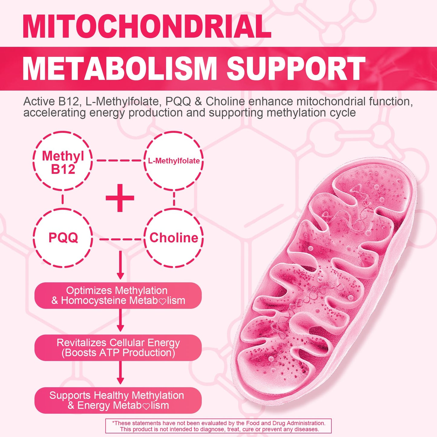 Methyl B12 5000mcg & L-Methylfolate Gummies – Energy, Cognition, Methylation (60 ct)