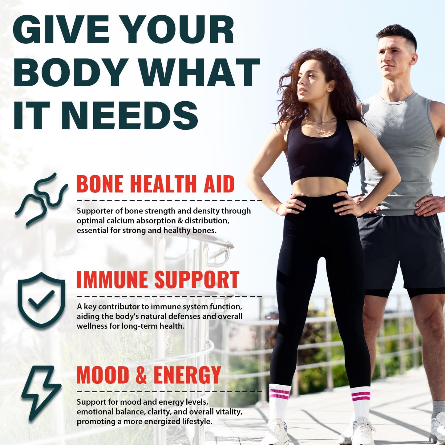 Vitamin D3 K2 MK-7 4000 IU Liquid Drops – CoQ10 & B12 for Bone Health
