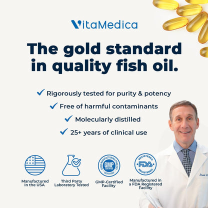 High-Potency Omega-3 Fish Oil 750mg | EPA & DHA for Heart, Brain & Immune Health