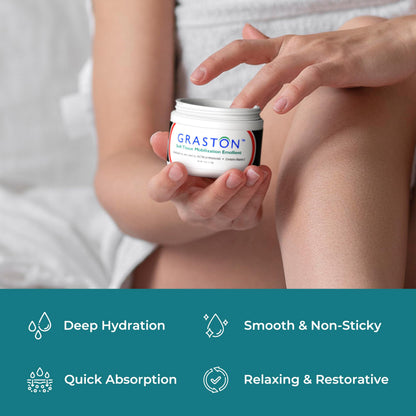 Graston Technique Vitamin E Enriched Emollient - 4oz Jar | IASTM Lotion & Massage Therapy Cream - 6-Pack