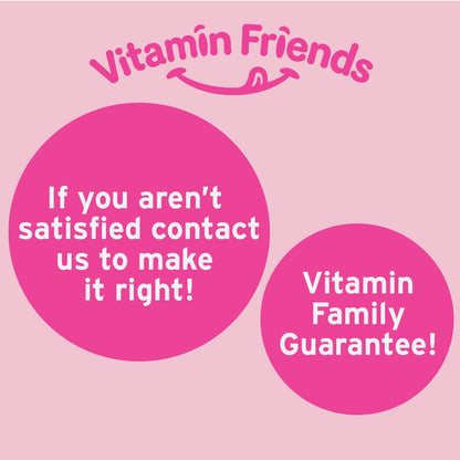 Vitamin Friends Vegan Iron Gummies for Kids – 60 Day Strawberry Multivitamin + Ferrous Fumarate