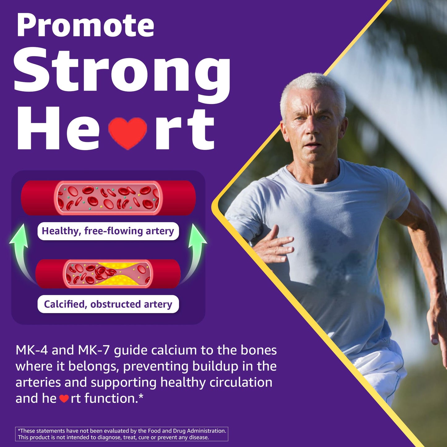 Vitamin K Complex Gummies with D3 (K2 MK7/MK4, K1) – 60 Gummies | Bone Support