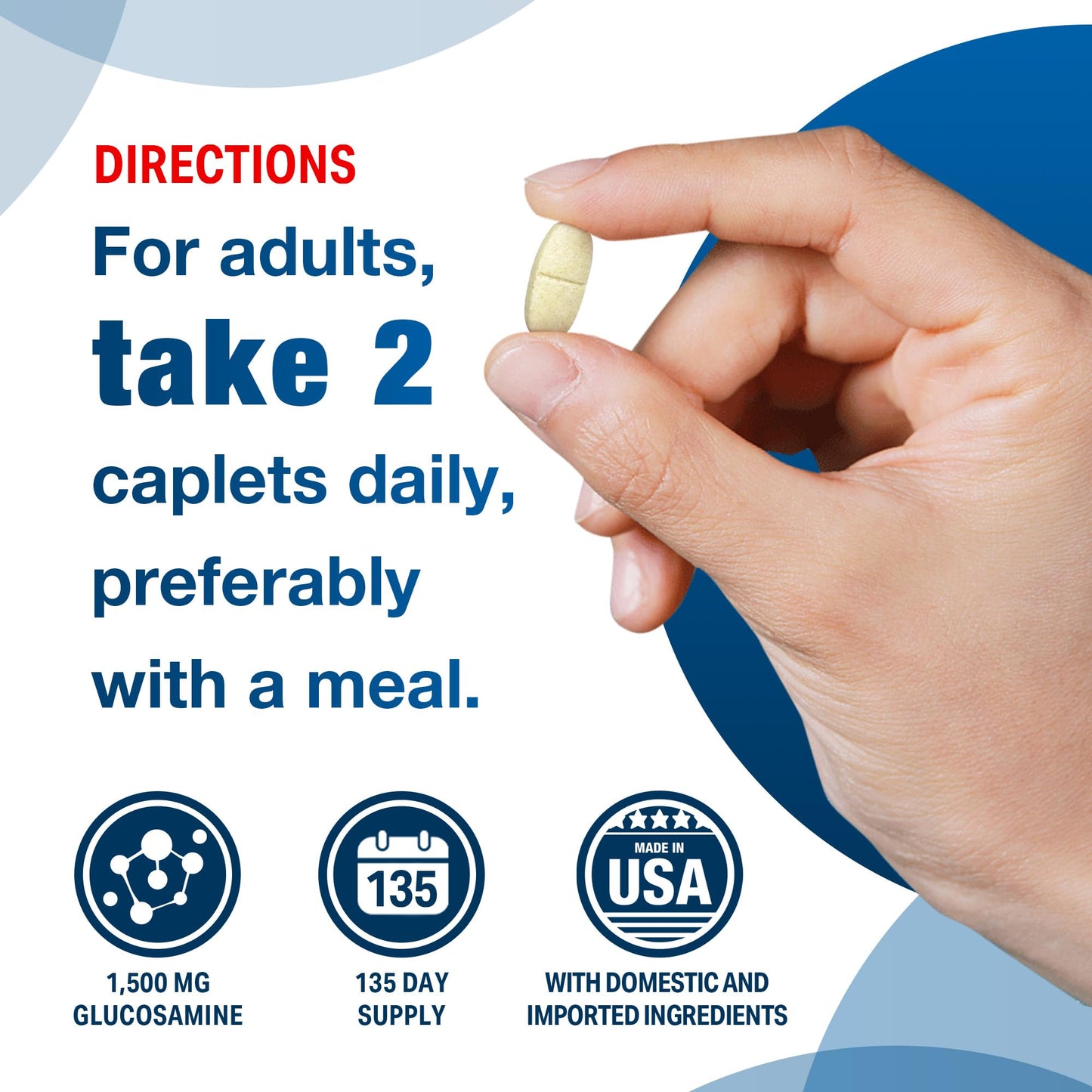 Vitamin World Triple Strength Joint Mover – Glucosamine, Chondroitin, MSM + Collagen & Boswellia – 270 Caplets