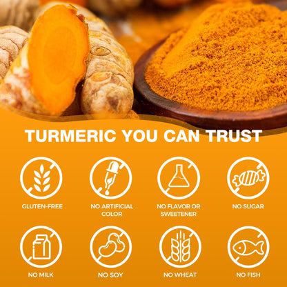 Vitamin World Turmeric Curcumin 1000mg with BioPerine - 60 Caps