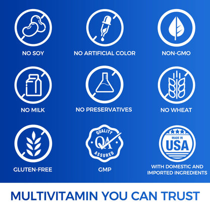 Vitamin World Ultra 360 Men’s Multivitamin One Daily — Immune Support, Energy & Prostate Health, 90 Caplets