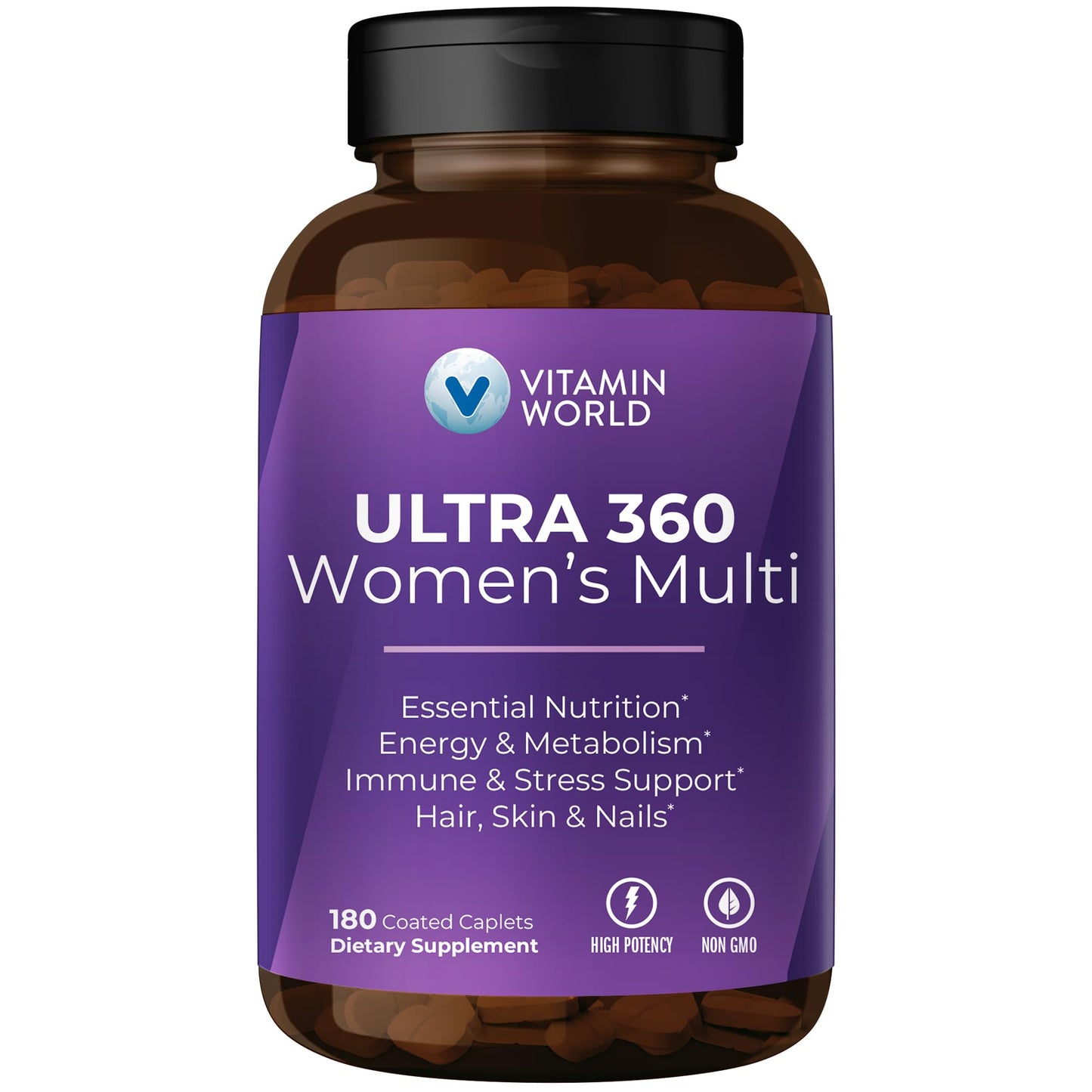Vitamin World Ultra 360 Women’s Multivitamin with Collagen & Herbs – Hair, Skin & Nails