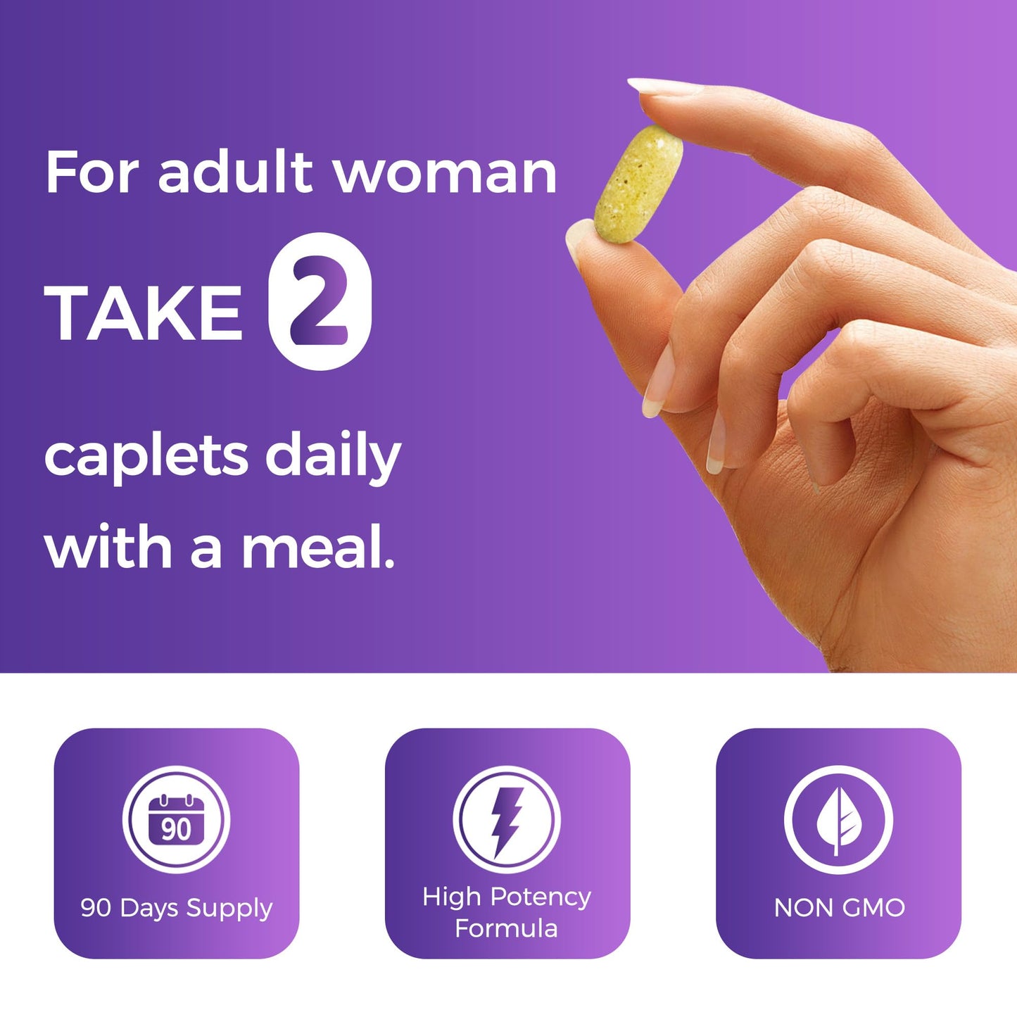 Vitamin World Ultra 360 Women’s Multivitamin with Collagen & Herbs – Hair, Skin & Nails