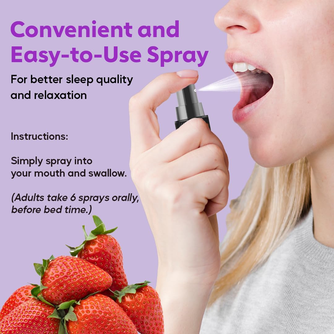 Vitaminally Liposomal Liquid Sleep Spray | Relaxation and Sleep Support | Vegan | Non-GMO | Sugar Free | Gluten Free | 30 Day Supply