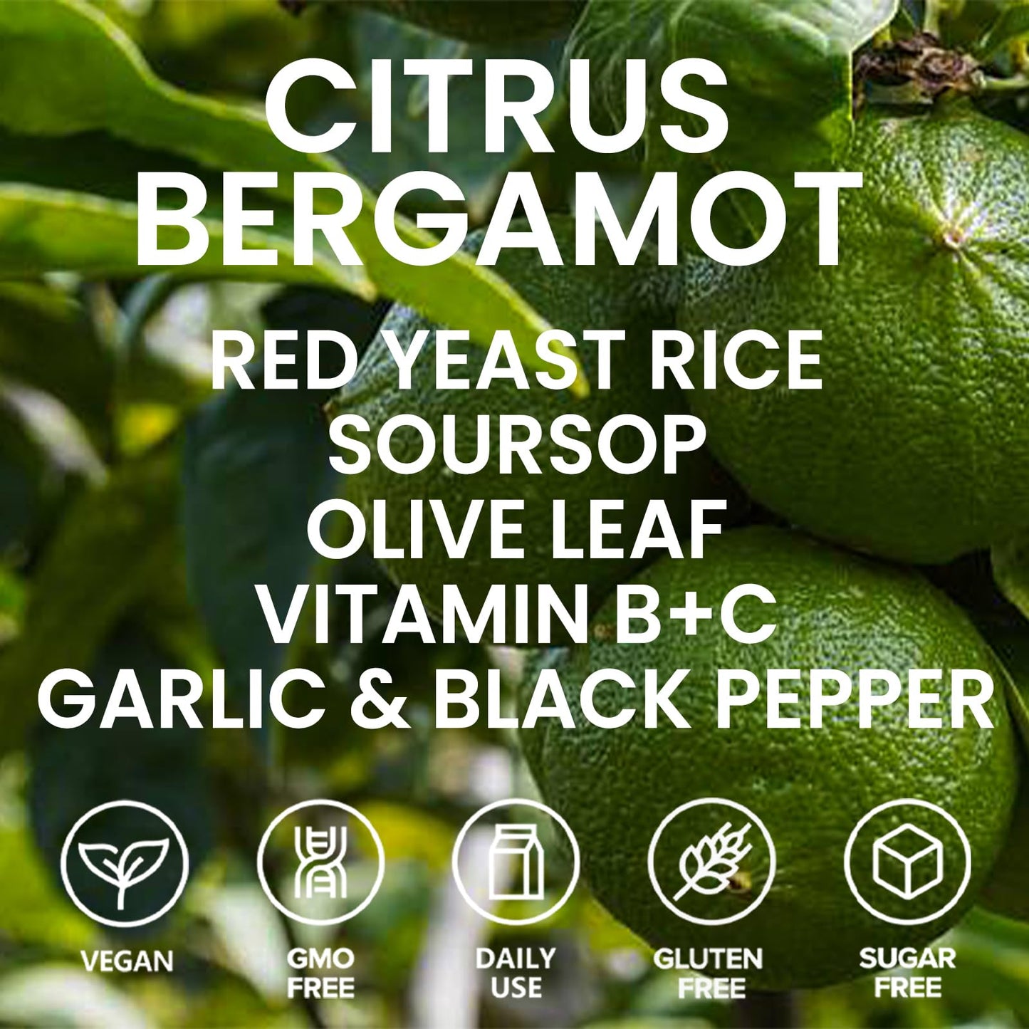 Resona Red Yeast Rice Cleanse - Citrus Bergamot Cholesterol Support Blend 2OZ