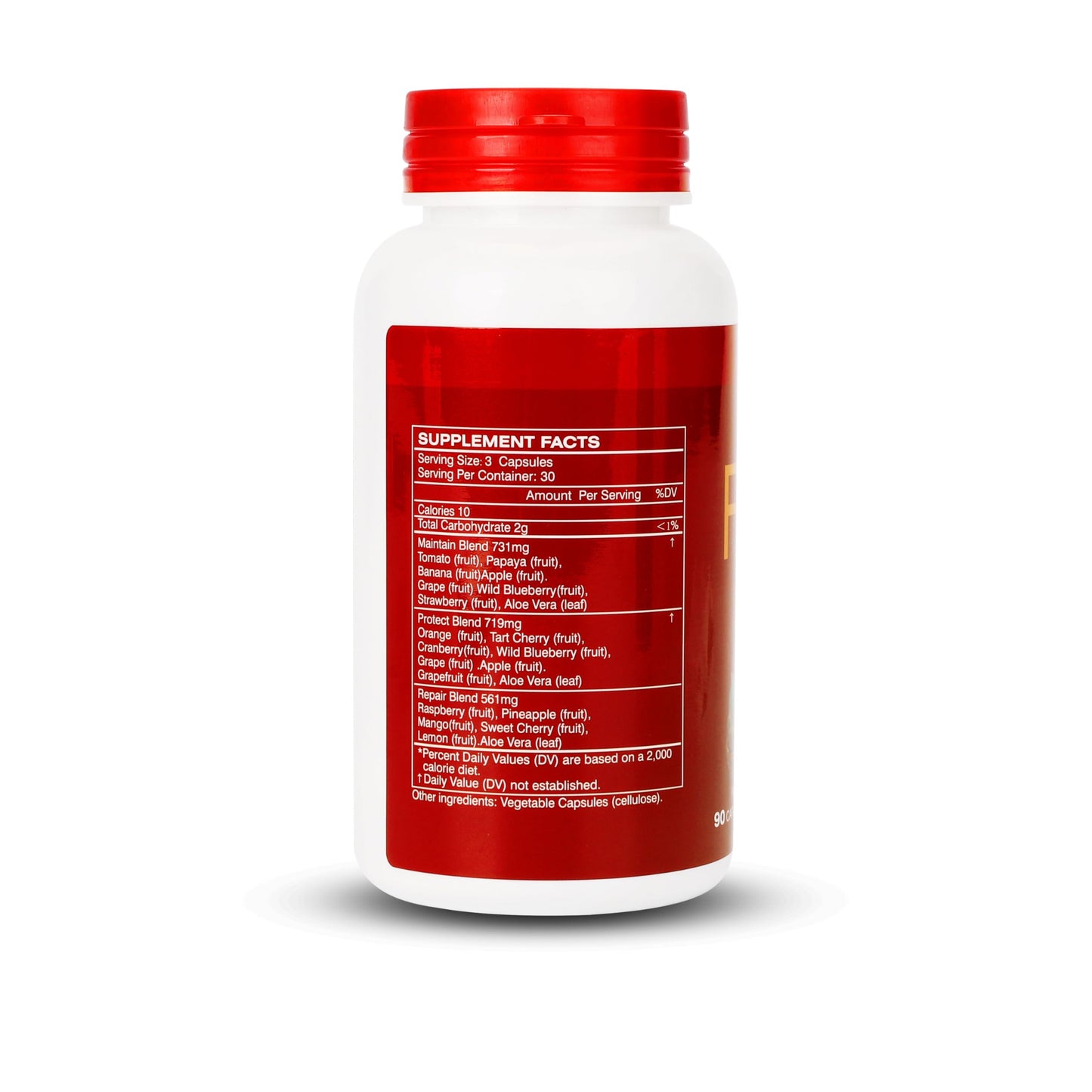 Fruit & Veggies Supplement – 2 Bottles (180 Vegetarian Capsules) | Balance of Natural