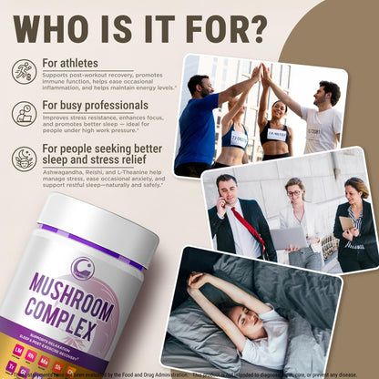 Evening Mushroom Capsules – Relaxation & Sleep (60 Caps)