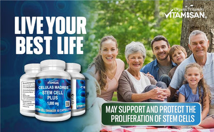 Vitamisan Stem Cell Plus 1000mg with AFA - 3 Bottles