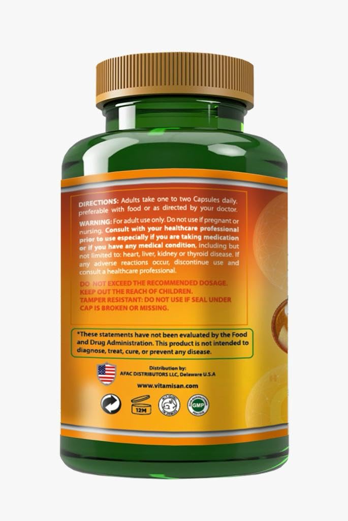 VITAMISAN Liposomal Vitamin C - 100 Capsules (Pack of 2) | High Absorption, Immune Support, No GMO