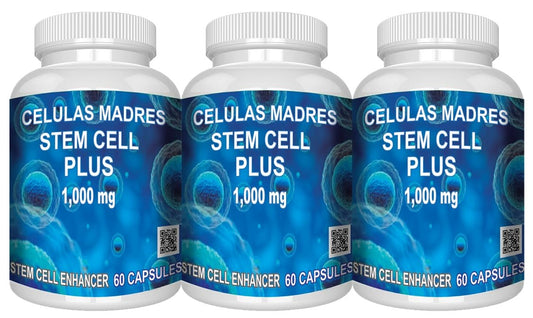 Vitamisan Stem Cell Plus 1000mg with AFA - 3 Bottles BritishVita | Premium UK Vitamins & Wellness Supplements