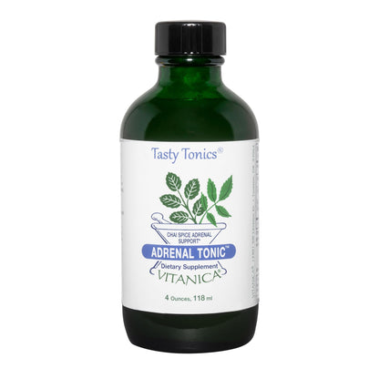 Vitanica Adrenal Tonic – Adrenal Support, Alcohol-Free, Vegan, Chai Spice, 4 oz