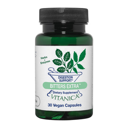 Vitanica Bitters Extra – Digestion Support, Vegan, 30 Capsules