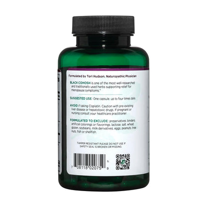 Vitanica Black Cohosh Cimicifuga Extract Plus – Vegan, 120 Capsules