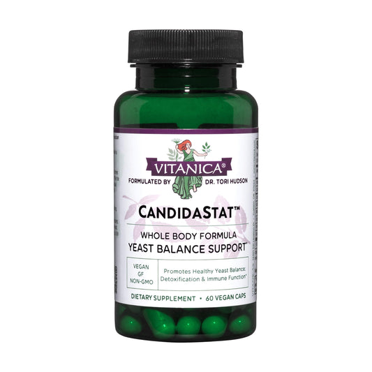 Vitanica Candidastat - Balanced Candida Support, Vegan, 60 Capsules BritishVita | Premium UK Vitamins & Wellness Supplements