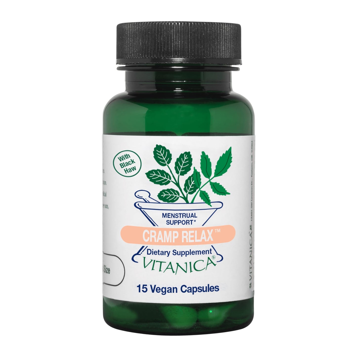 Vitanica Cramp Relax – Vegan Menstrual Support, 15 Capsules