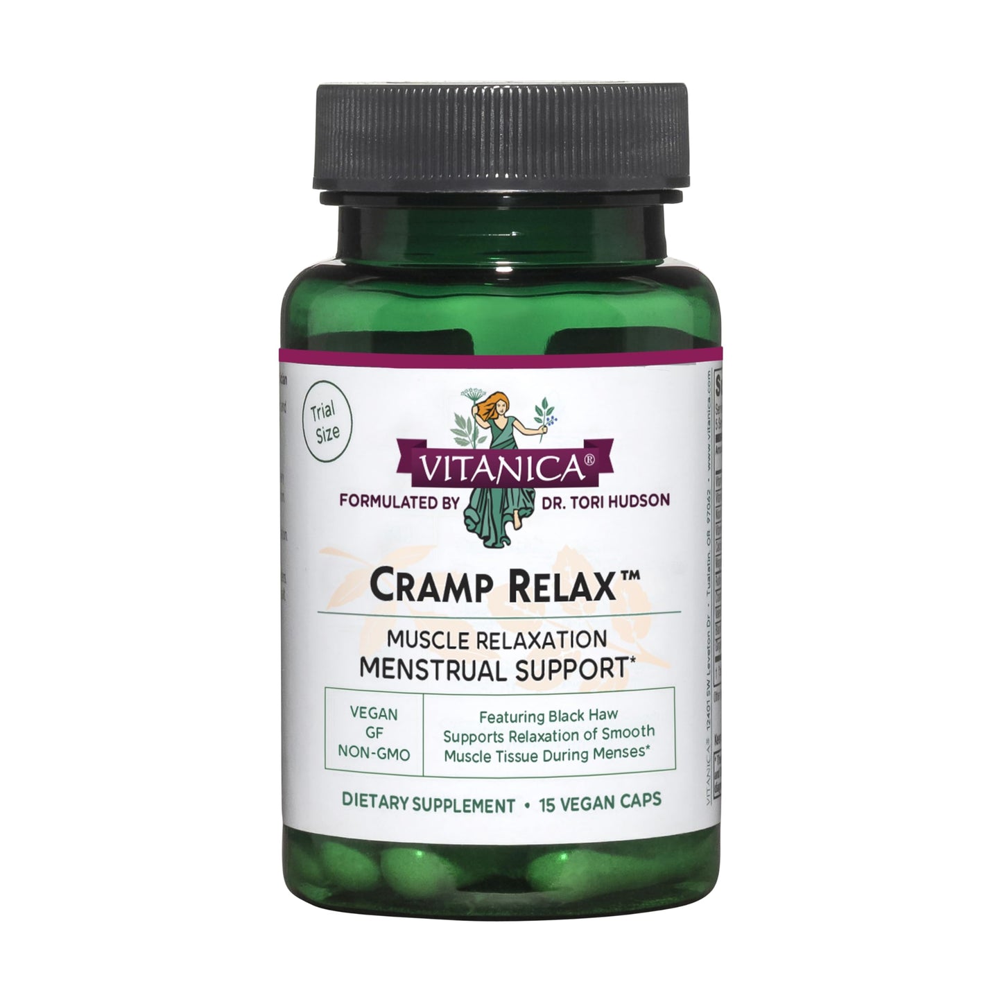Vitanica Cramp Relax – Vegan Menstrual Support, 15 Capsules