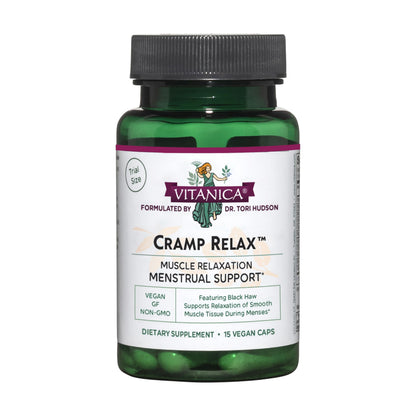 Vitanica Cramp Relax – Vegan Menstrual Support, 15 Capsules