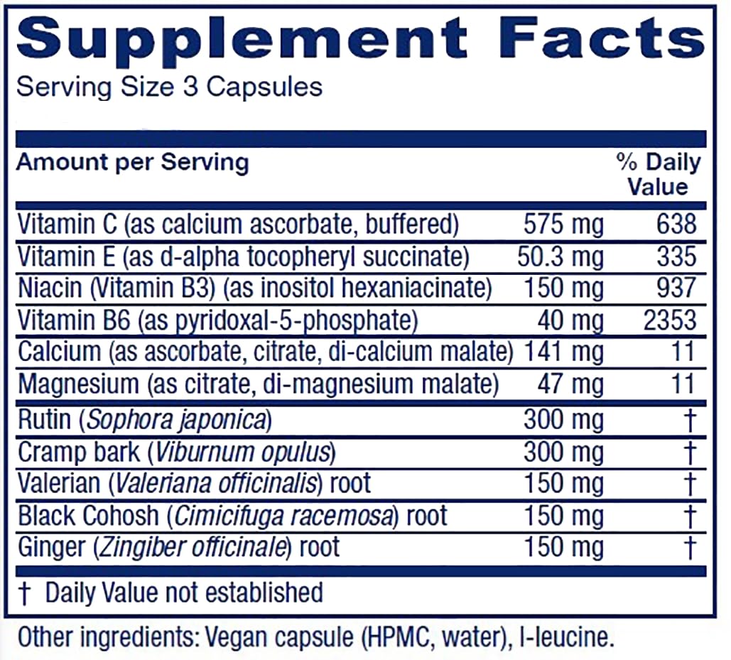 Vitanica Cramp Relax – Vegan Menstrual Support, 15 Capsules