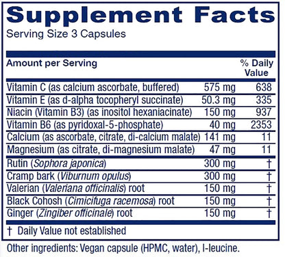 Vitanica Cramp Relax – Vegan Menstrual Support, 15 Capsules