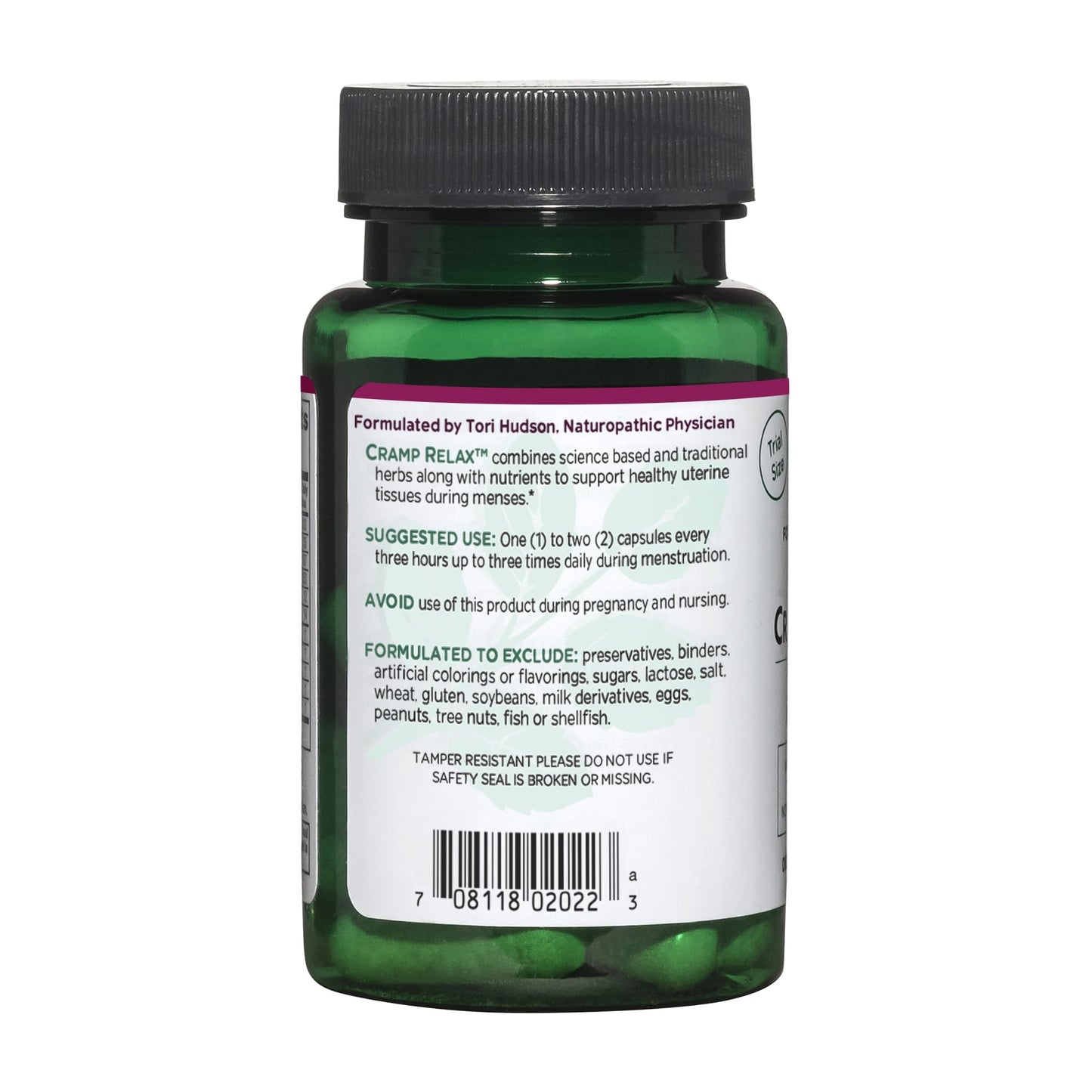 Vitanica Cramp Relax – Vegan Menstrual Support, 15 Capsules