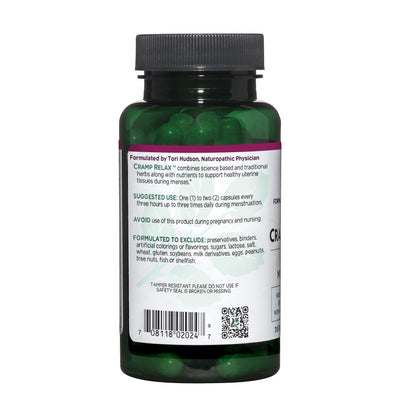Vitanica Cramp Relax – Menstrual Support – Vegan – 60 Capsules