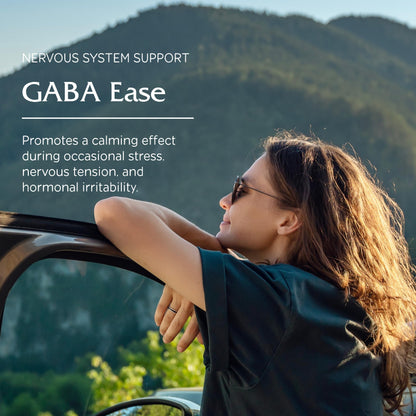 Vitanica GABA Ease – GABA & L-Theanine Calm & Relaxation for Women | 15 Vegan Caps