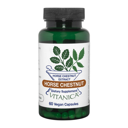 Vitanica Horse Chestnut 60 Capsules – Vein & Circulation Support (Vegan)