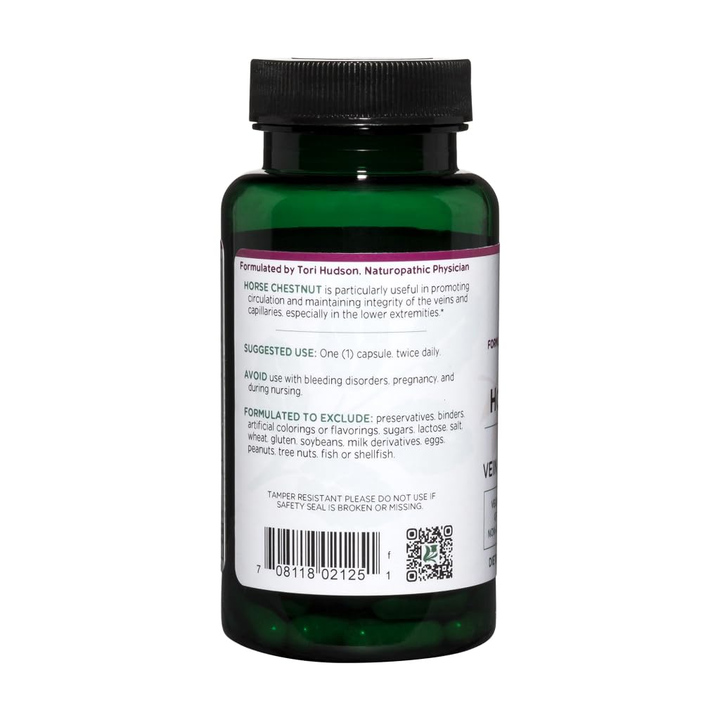 Vitanica Horse Chestnut – Vein & Circulation Support (Vegan, 60 Capsules)