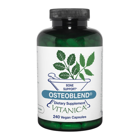 Vitanica OsteoBlend Bone Support – Vegan, 240 Capsules BritishVita | Premium UK Vitamins & Wellness Supplements