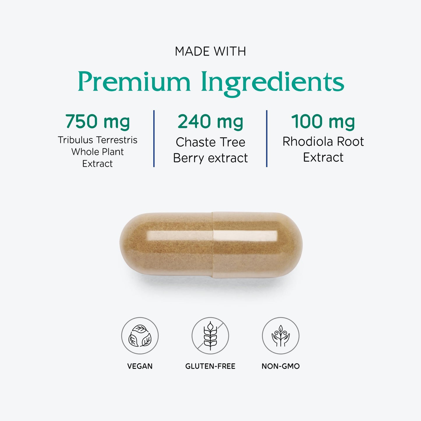 Vitanica Pregnancy Prep – Reproductive System Support – Vegan/Vegetarian – 60 Capsules