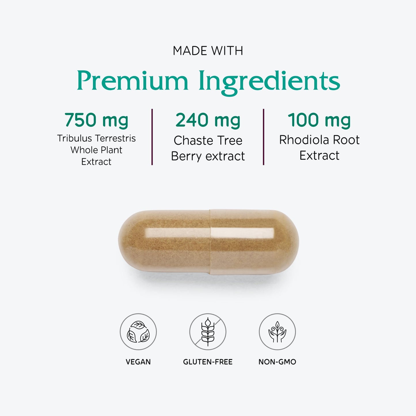 Vitanica Pregnancy Prep – Reproductive System Support, Vegan, 60 Capsules