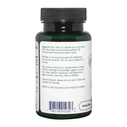 Vitanica Rhodiola Rosea Root Extract 200mg – Vegan Capsules (60)