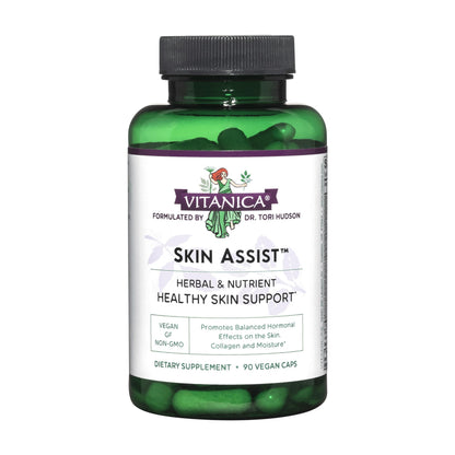 Vitanica Skin Assist - Skin Support, Vegan, 90 Capsules
