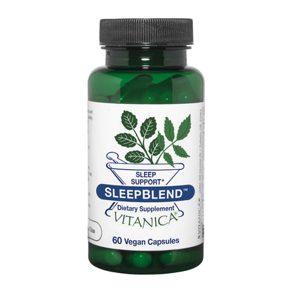 Vitanica Sleepblend – Non Habit Forming Sleep Support, 60 Capsules (Vegan)