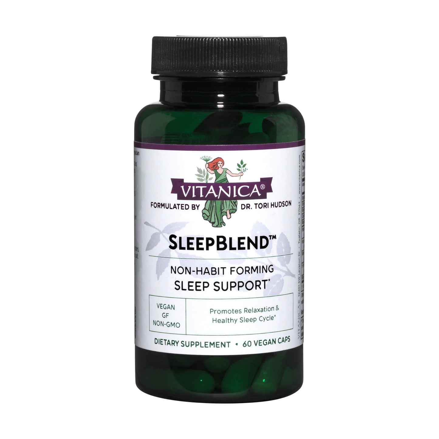 Vitanica Sleepblend – Non Habit Forming Sleep Support (60 Capsules)