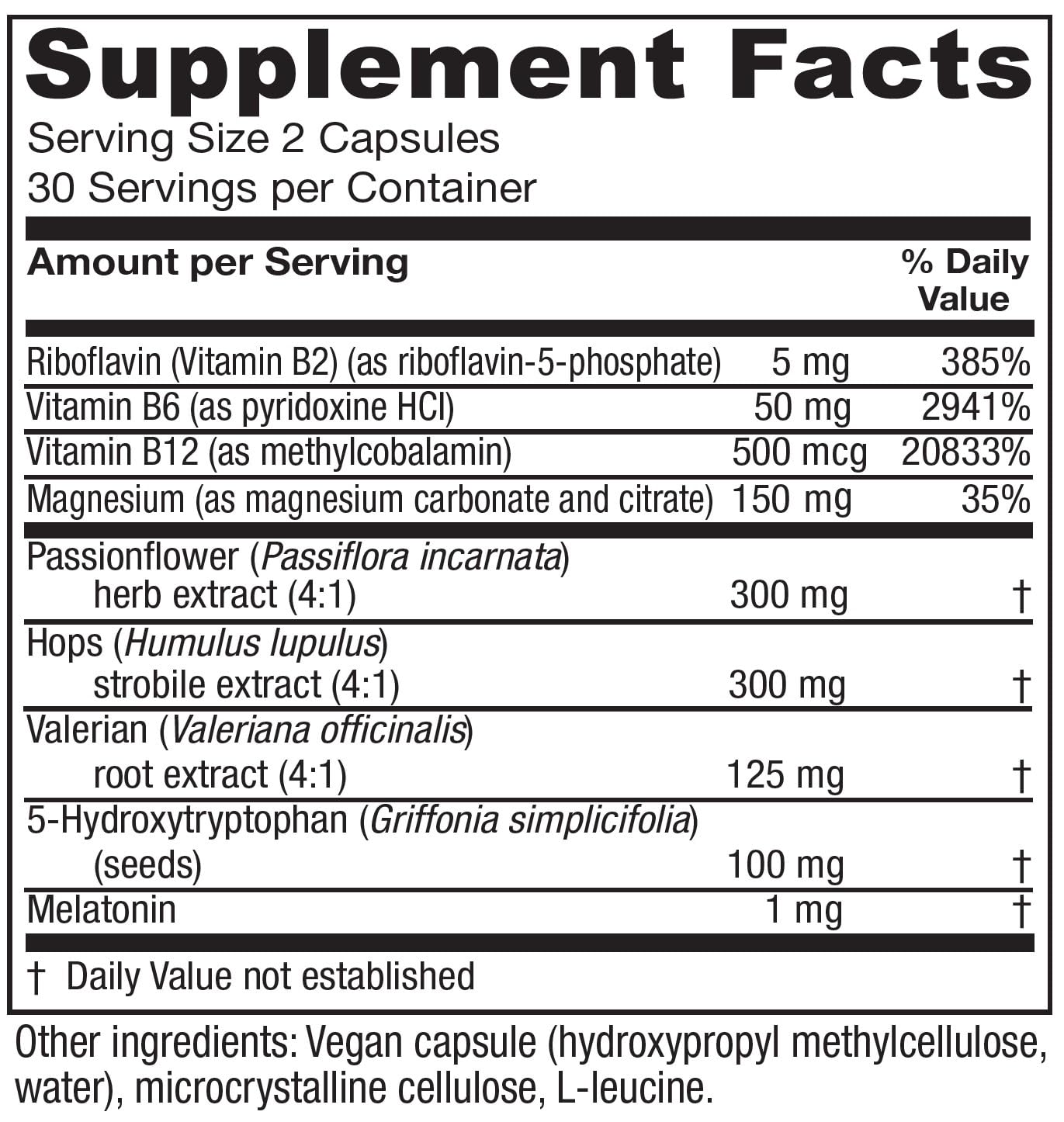 Vitanica Sleepblend – Non Habit Forming Sleep Support (60 Capsules)